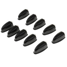 10pcs Iron Drum Claw Hook Hole Drum Part Percussion Accessories , Black, as