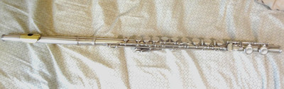 Jupiter CEF 510 with gold (plated lip plate  and riser),  case, video demo $190