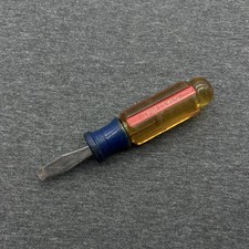 Vintage Craftsman 5/16" Flat Stubby Short Flat Slotted Screwdriver Forged WF USA