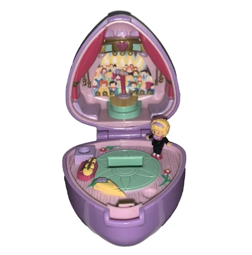 Vintage Polly Pocket Polly's Grand Piano Recital Figure 1991 Compact Playset!