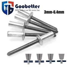 SEALED POP RIVETS CLOSED DOME HEAD ALUMINIUM/STEEL BLIND Ø 3 3.2 4 4.8 5 6 6.4mm