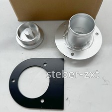 Aluminum Remote Fuel Tank Filler Neck W Gas Cap Kit For 2 Filler Hose 17-2530