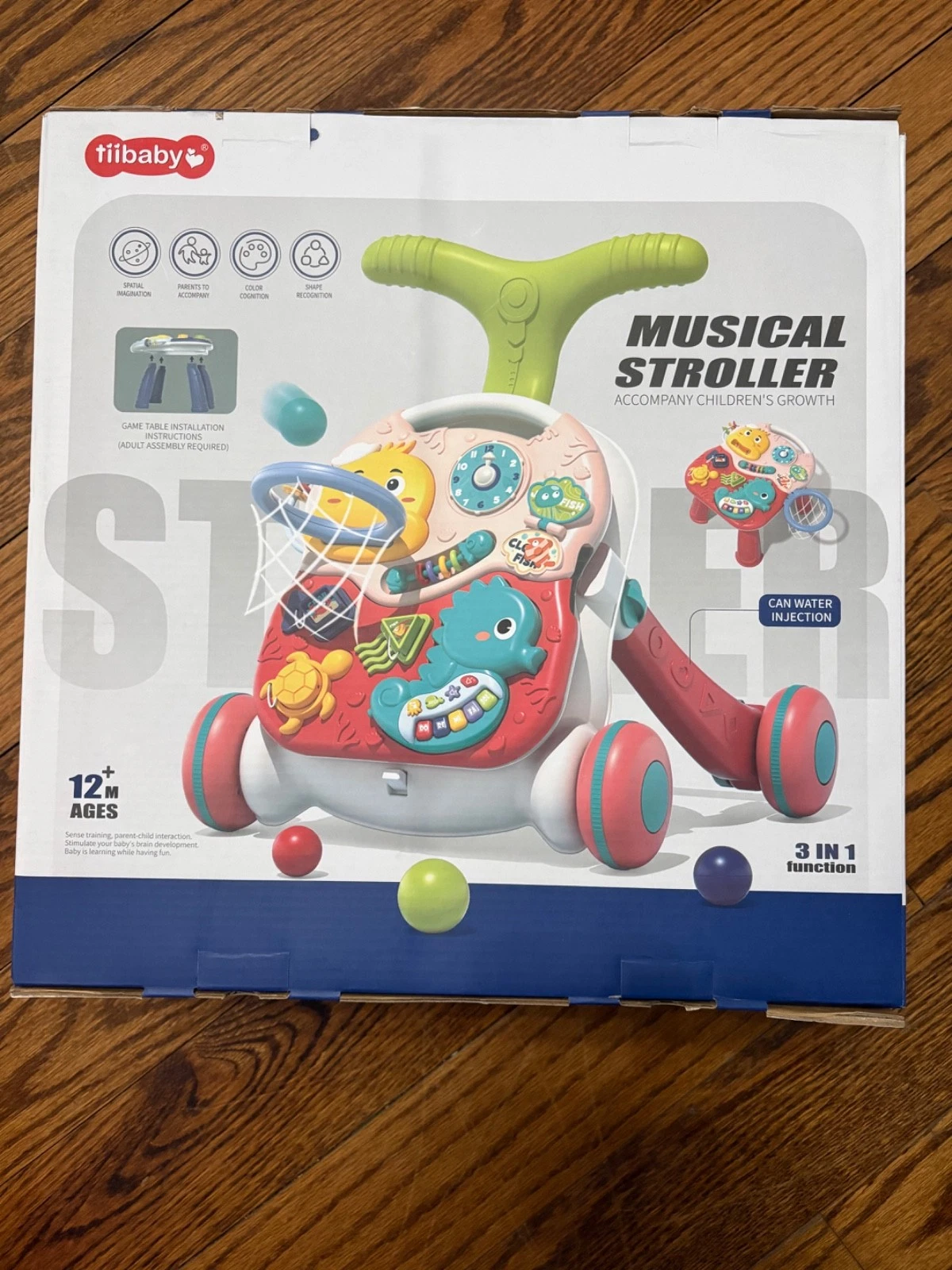 TiiBaby 3-in-1 Musical Stroller
Opens in a new window or tab