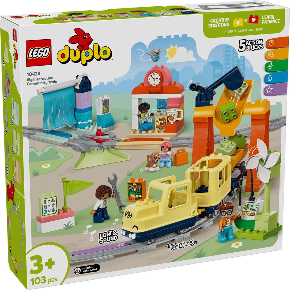 LEGO® DUPLO 10428 Große interaktive Eisenbahn Lernspielzeug App Neu OVP - Bild 3 von 3
