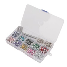 °4mm Grommet Tool Kit Multicolor DIY Decorations Eyelet Grommet Kit With