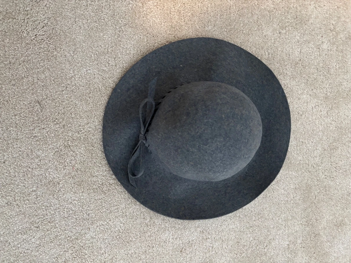 Haverhill Bradford Corp Vintage Wool Hat Women\'s Made In USA 50s 60s Vintage Haverhill Bradford Corp Feather Hat, Union Made  main image 2