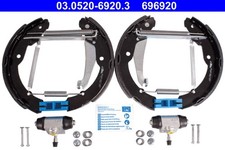 Bremsbackensatz Original ATE TopKit 03.0520-6920.3 für SKODA OCTAVIA SEAT VW 2 1