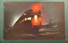 Southern Pacific Railroad’s LARK Passenger Train At , Glendale, CA 1956 Postcard