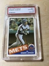 Howard Johnson Graded Gem Mint 10 1985 Topps Traded - Howard Johnson #64T
