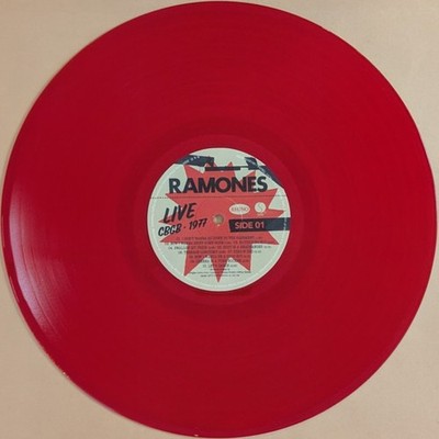 Ramones - Live CBGB 1977  - 12'' Red Vinyl Album  - New!   RSD 2025