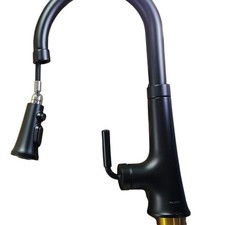 Kohler 23764-BL Tone Single Handle Kitchen Faucet - Matte Black