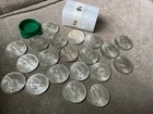 🇺🇸 1986 .999999 silver American Eagle roll tube 20 lot
