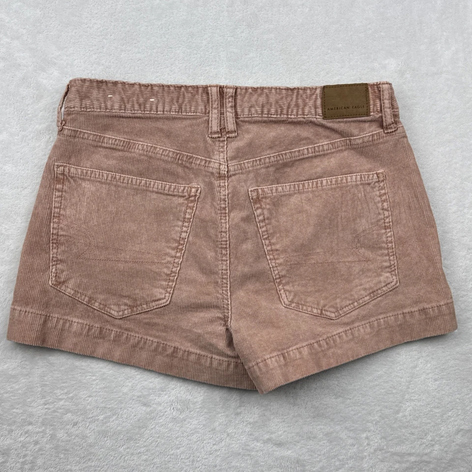 Shorts Hot Pants Feminino American Eagle Outfitters Veludo Super Elástico Tamanho 4 - Imagem 2 de 4