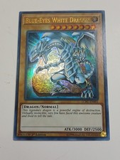 YuGiOh Blue-Eyes White Dragon LCKC-EN001 Ultra Rare 1st Edition