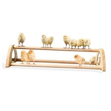 16" Extra Long Chicken Perch - Freestanding Roosting Bar for Baby Chicks with