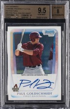 2011 Bowman Chrome Refractor Paul Goldschmidt 1st Auto RC #BCP99 BGS 9.5 /500