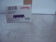MÄRKLIN weißer Leerkarton mit Inlay f. 47342 Schiebewandwaggon - Top top top!