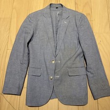J. Crew Ludlow Blue Cotton Blazer 34S