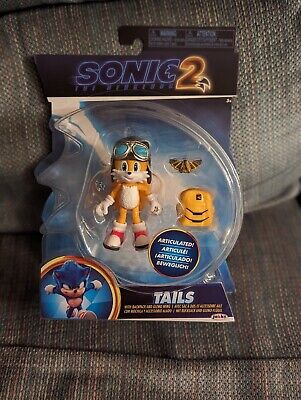  Sonic the Hedgehog 2 The Movie 4 Articulated Action Figure  Collection (Tails) : Toys & Games