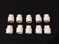 Lot of 10 3/4" x 1/2" PVC Schedule 40 Socket x Female Adapter