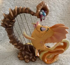 WDCC "CLASSIC CARP" CARP WITH A HARP FROM LITTLE MERMAID - NEW IN BOX WITH CERT.