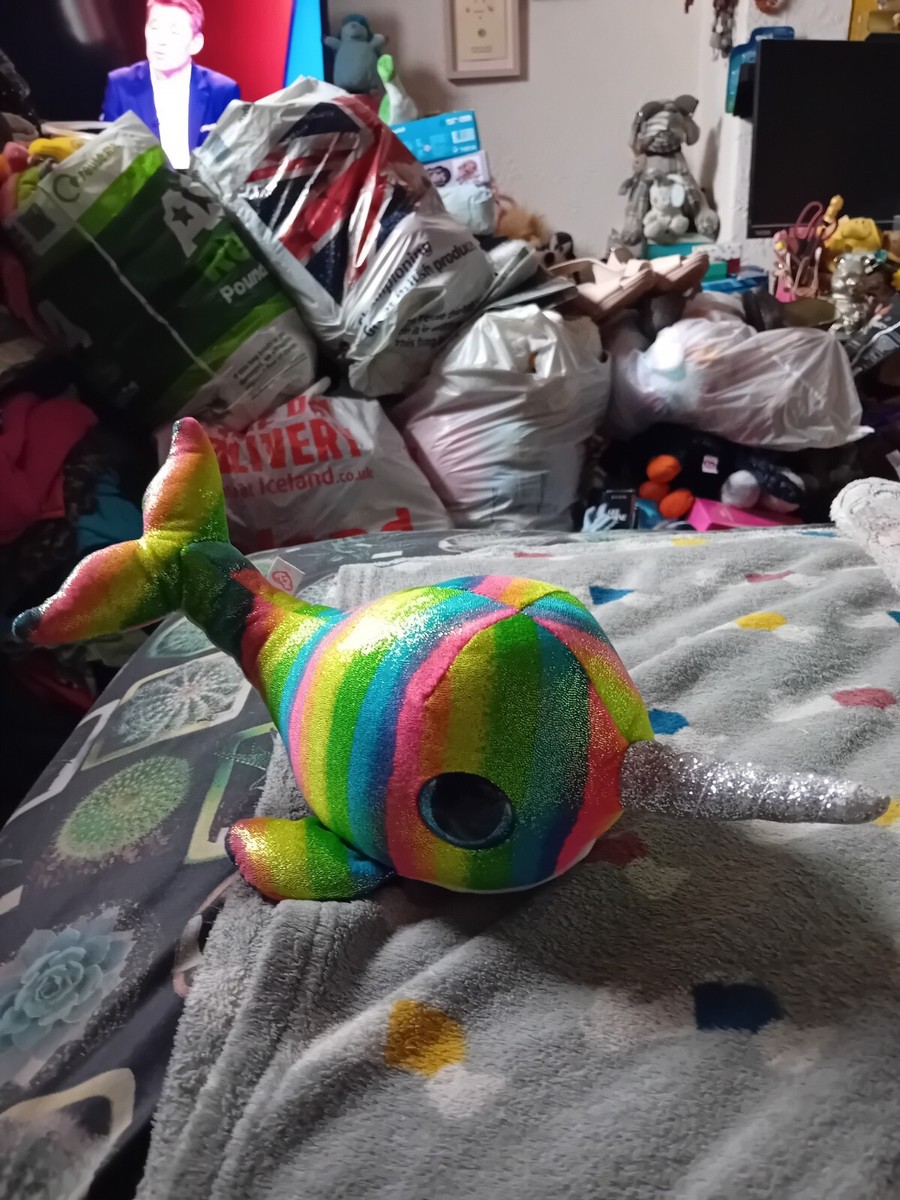 Narwhal Plush Nori Narwhal Beanie Boo Ty Beanie Boos Nori The