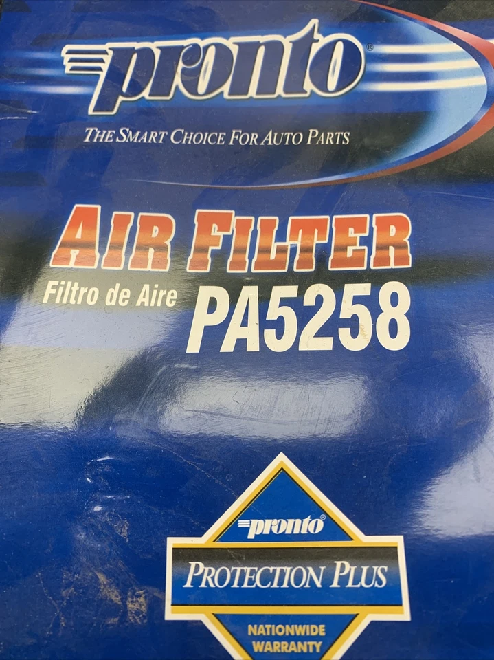 New Pronto PA5258 Air Filter Fits Vehicles Listed on Chart Below - Image 4 of 4