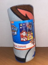 NEW Nickelodeon PAW PATROL Fleece Throw Blanket