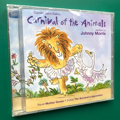 Johnny Morris CARNIVAL OF THE ANIMALS Children's Classical CD Saint-Saens SEALED