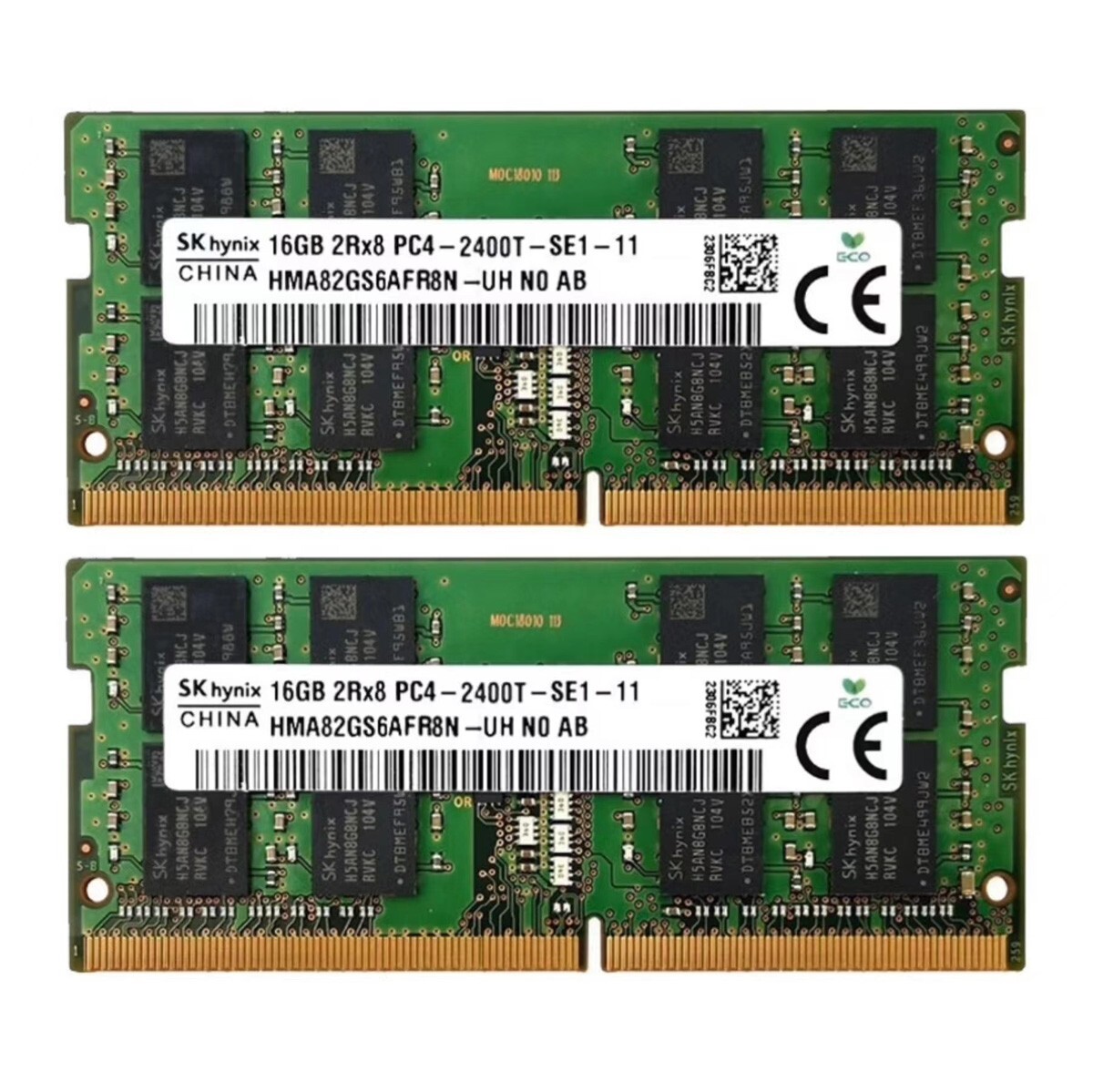 SK hynix 32GB DDR4 2400MHz メモリ 4枚セット SK hynix 32GB 2Rx4 PC4