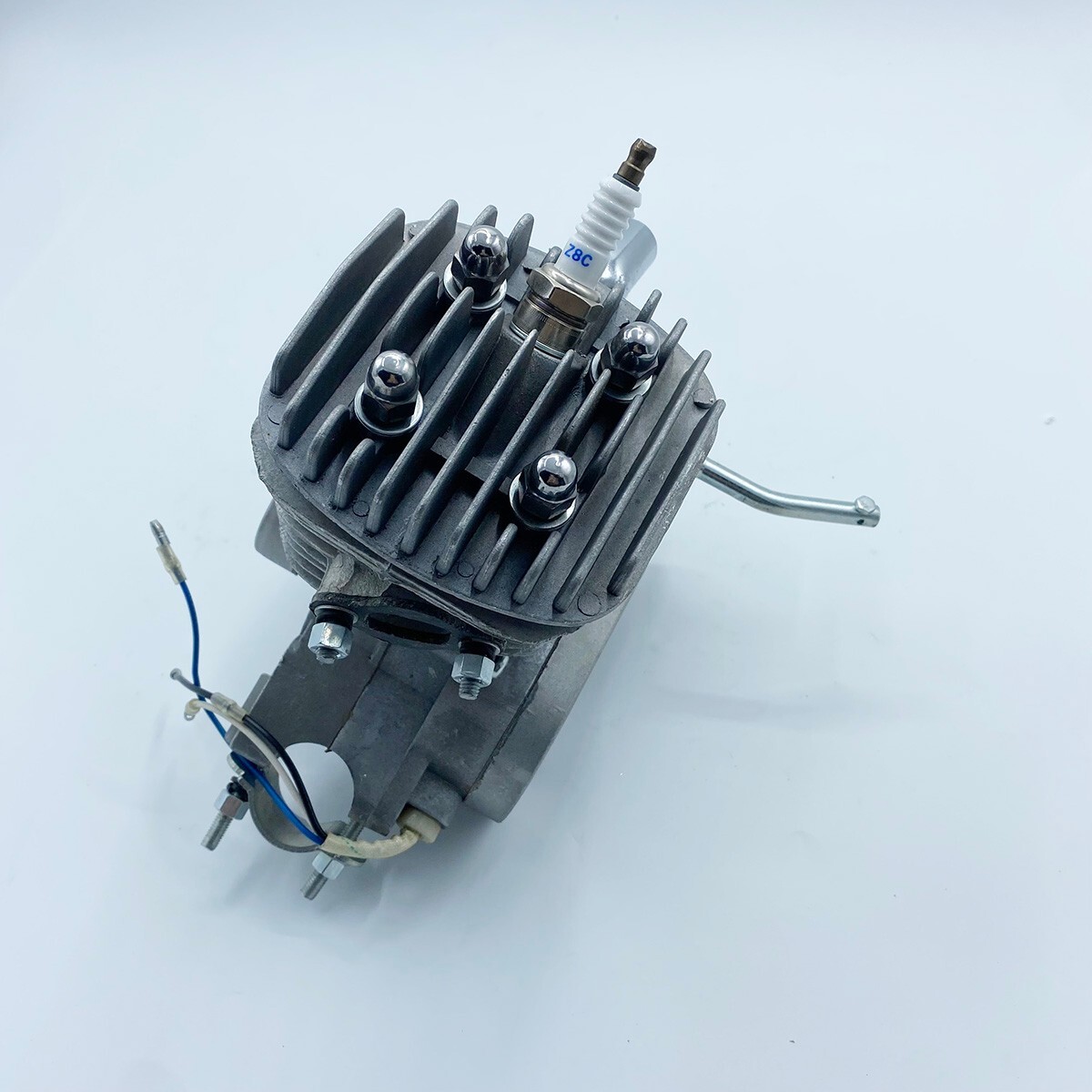 Silver 80cc 2 Stroke Gas Engine Motor For Motorized Motorised Bicycle ...