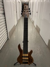 New Mazeti WHTB 7 STRING Fretless Bass, Solid Walnut Body, Ebony Fingerboard