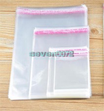 NEW Resealable Opp Plastic Self Adhesive Seal Bag 2''-22'' 100pcs