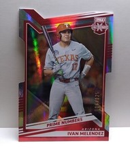 Elite Extra Edition Base Prime Numbers C Die-Cut #43 Ivan Melendez 6/125. AD02