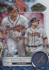 AUSTIN RILEY TOPPS GOLD LABEL CLASS 1 BASE ATLANTA BRAVES #99 2022 22