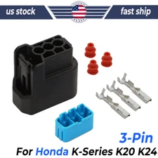 For Honda K-Series K20 K24 3Pin Ignition Coil Pack Connector Plug Housing Kit