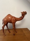 Indian Camel Leather Wrapped Art Statue Vintage Large 20”X 17.5” — photo 4