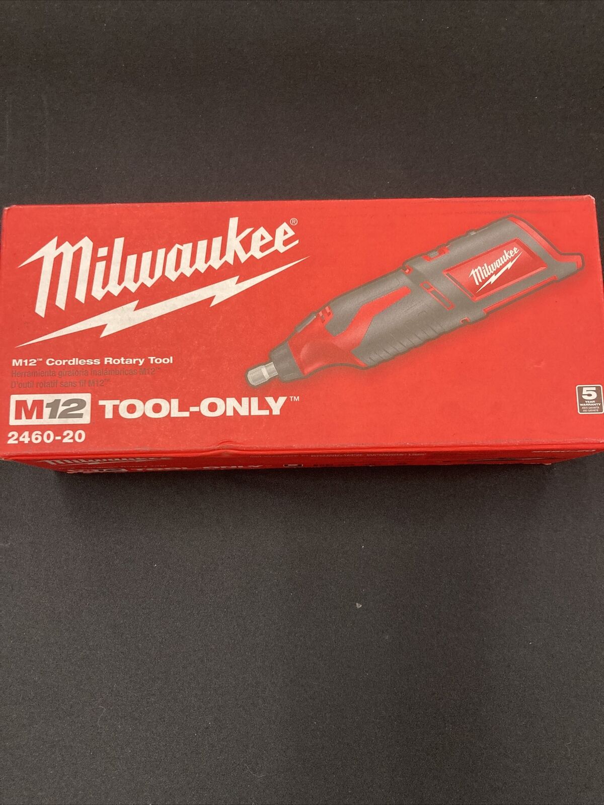Milwaukee 2460-20 M12 Li-Ion Rotary Tool Cordless 12V NEW