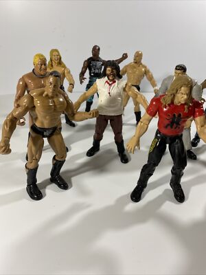 Lot Of 10 WWE WWF Wrestling Figures | eBay