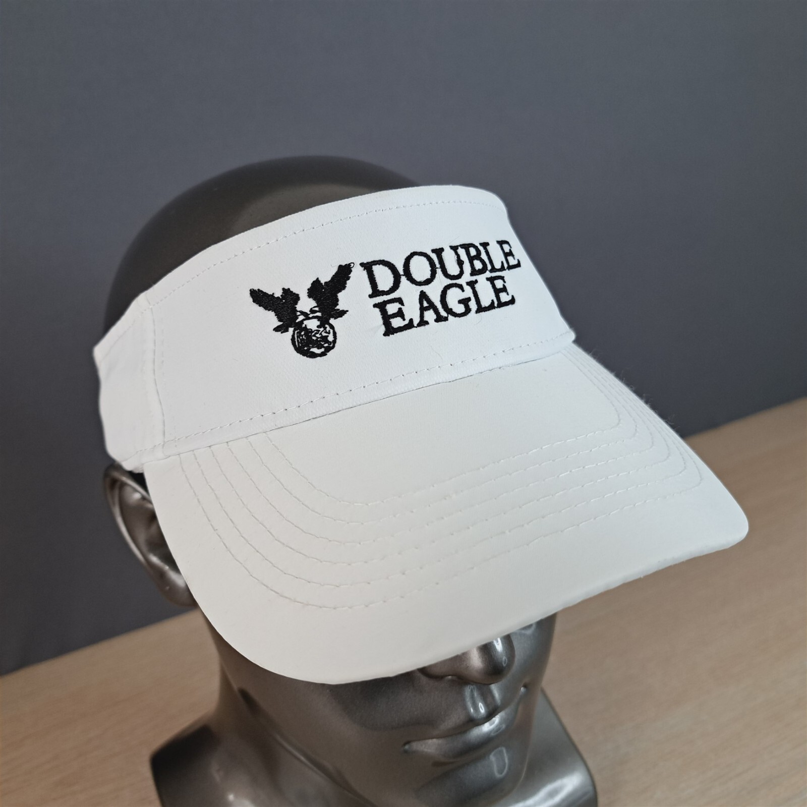 DOUBLE EAGLE ADJUSTABLE STRAPBACK SUN VISOR/CAP, … - image 2