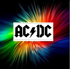 AC DC LOGO AIRBRUSH, PAINTING, Art, TEMPLATE STENCIL