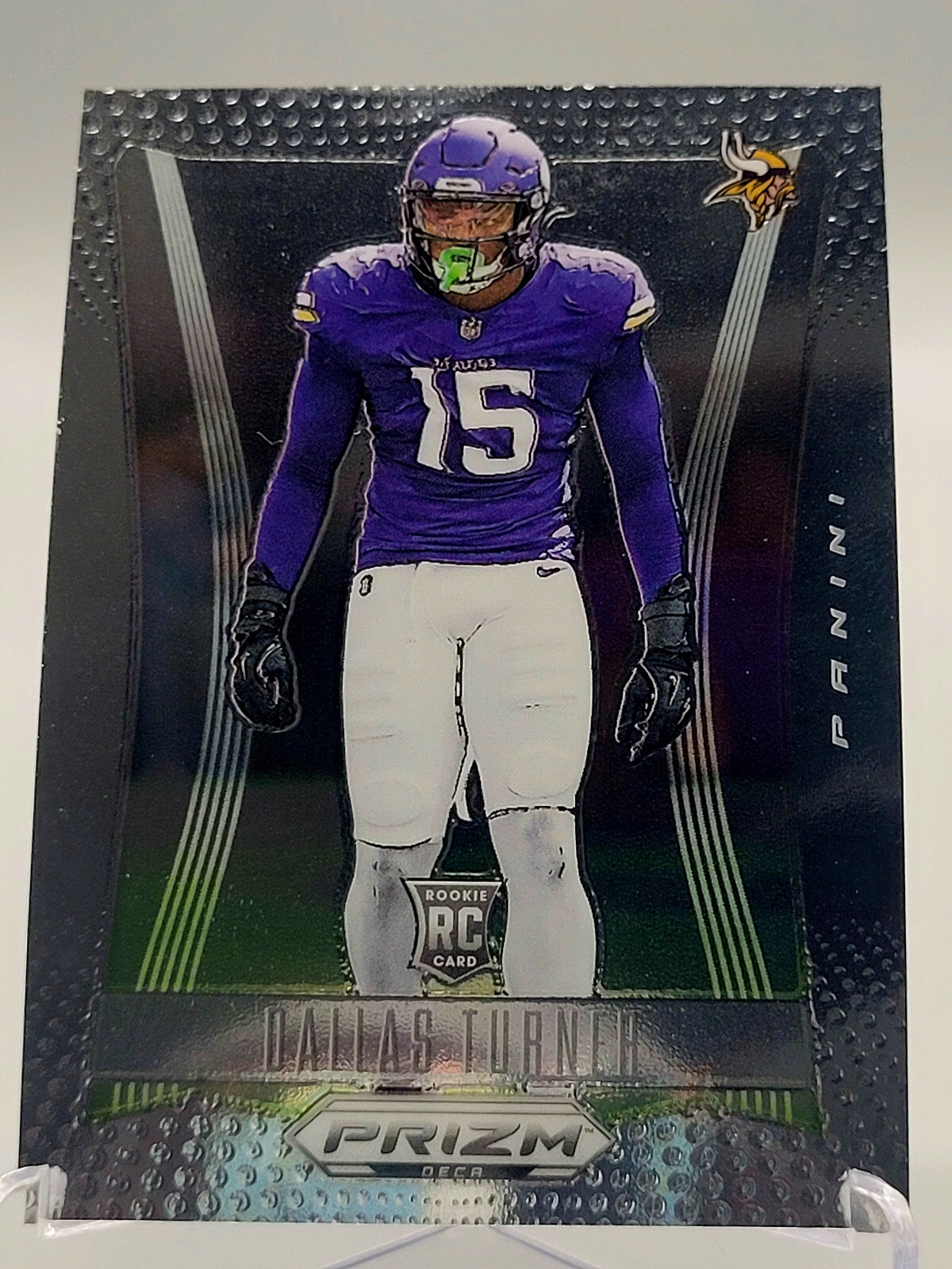 2024 PRIZM DECA DALLAS TURNER ROOKIE FOOTBALL CARD VIKINGS NFL 205 panini rc