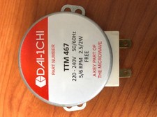 PANASONIC MICROWAVE OVEN TURNTABLE  MOTOR A63267F40QP  DIMENSION GENUIS   CD987W