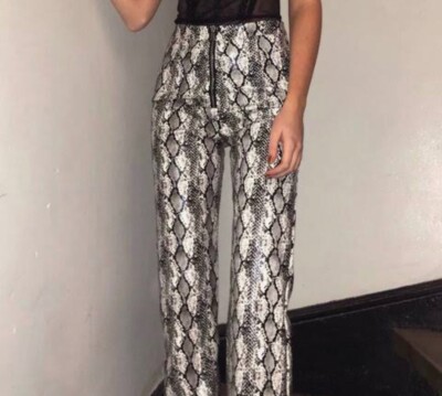 I AM GIA snake print pants small Australia