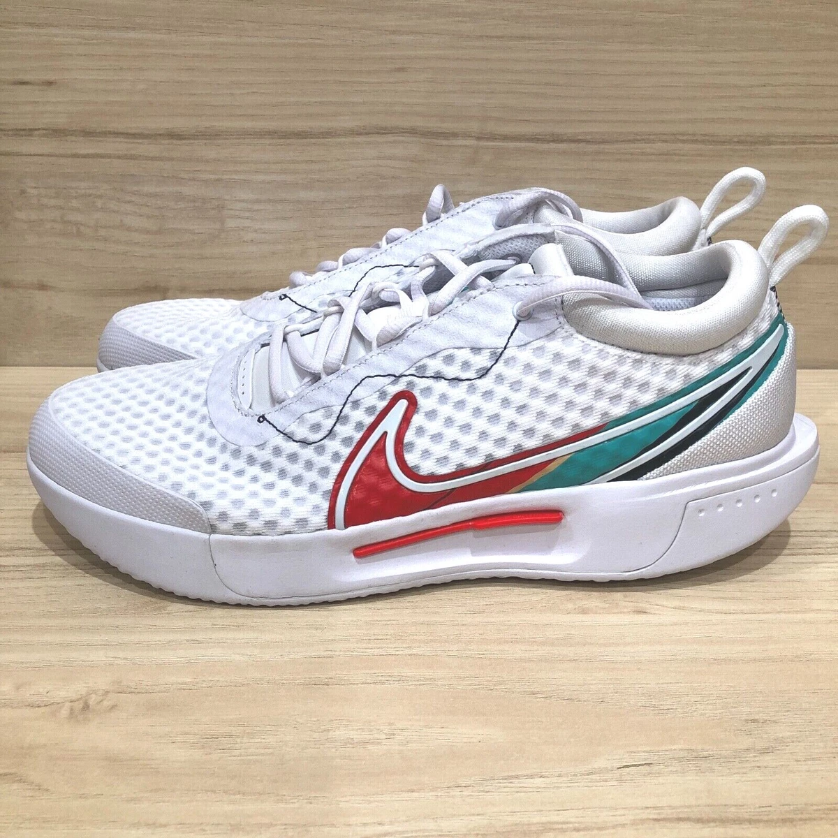 NEW Nike Court Zoom Pro Hard Court Tennis Shoes Mens 9 9.5 RED