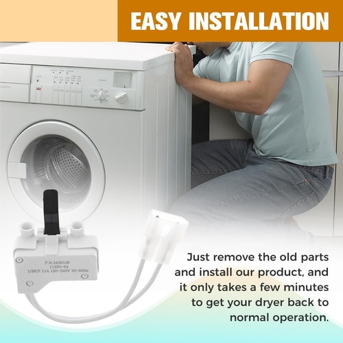 3406109 Interruttore Porta Asciugatrice Per Kenmore/Per Essential - Foto 13