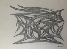 The Japanese Painter Hajime Kato (1925-2000) ABSTRACT COMPOSITION 1960 (370)