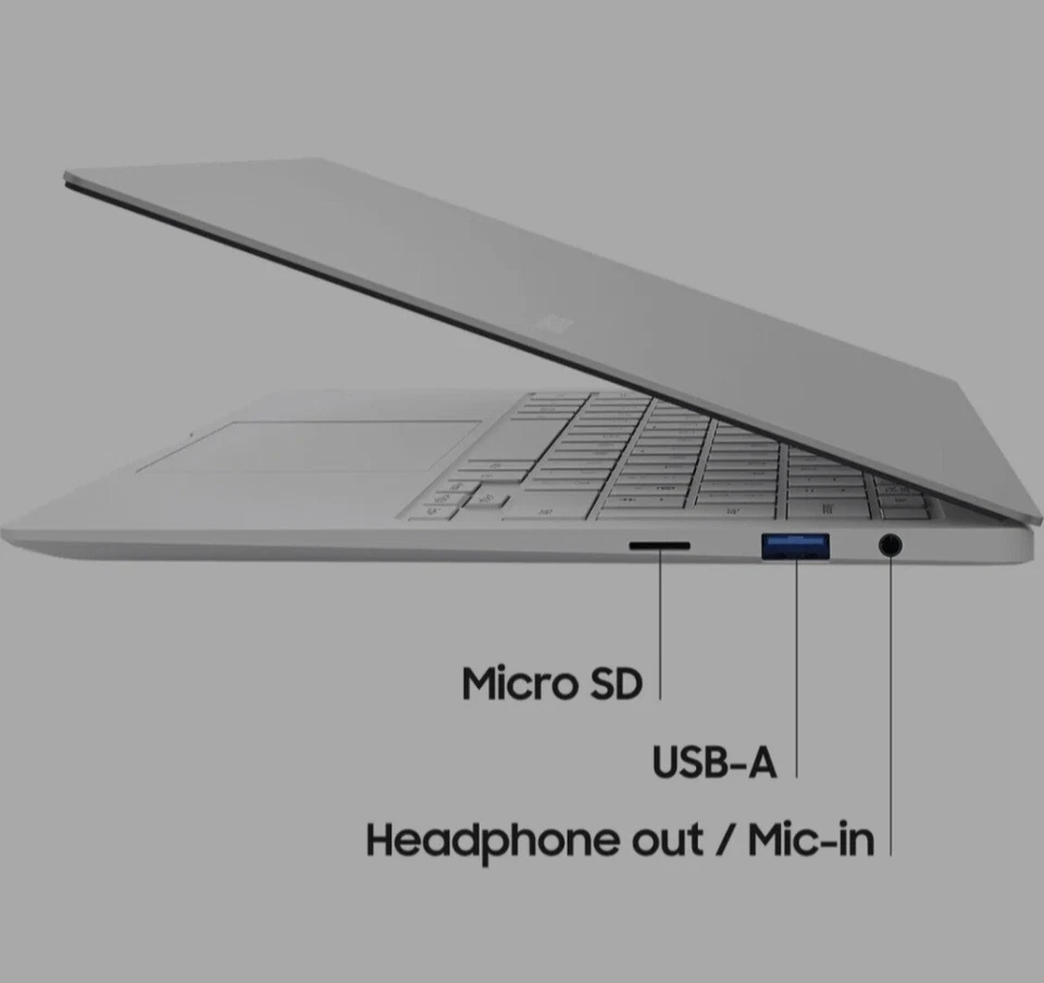 SAMSUNG Galaxy Book2 Pro 13.3" Laptop - Intel Core i5 SSD 256 GB, RAM 8GB, SILVR - Image 4 of 4