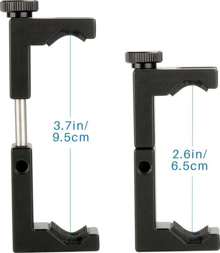 Ulanzi ST-02S Aluminum Phone Tripod Mount w Cold Shoe Mount, Support Vertical - Picture 2 of 12