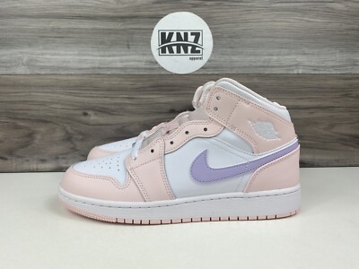 Nike Air Jordan 1 Mid Pink Wash Violet Frost White (FD8780 601